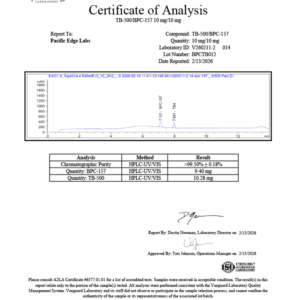 Wolverine Stack – TB-500 (10mg) & BPC-157 (10mg)